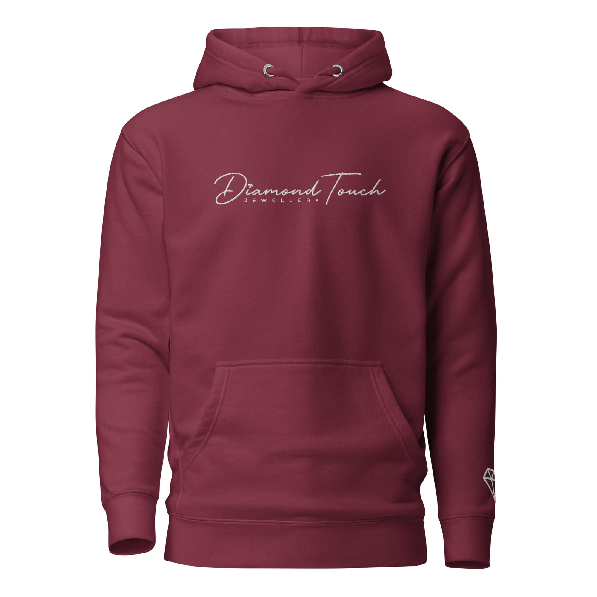 Maroon Diamond Touch Hoodie